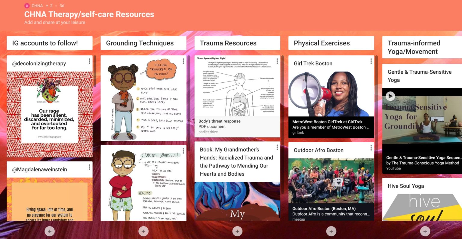 Padlet - CORE Mental Health